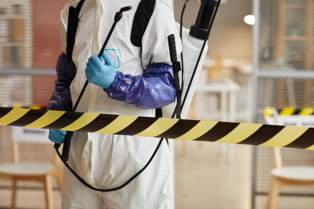 Professional Infectious Disease Decontamination technician working in Northwood, NH